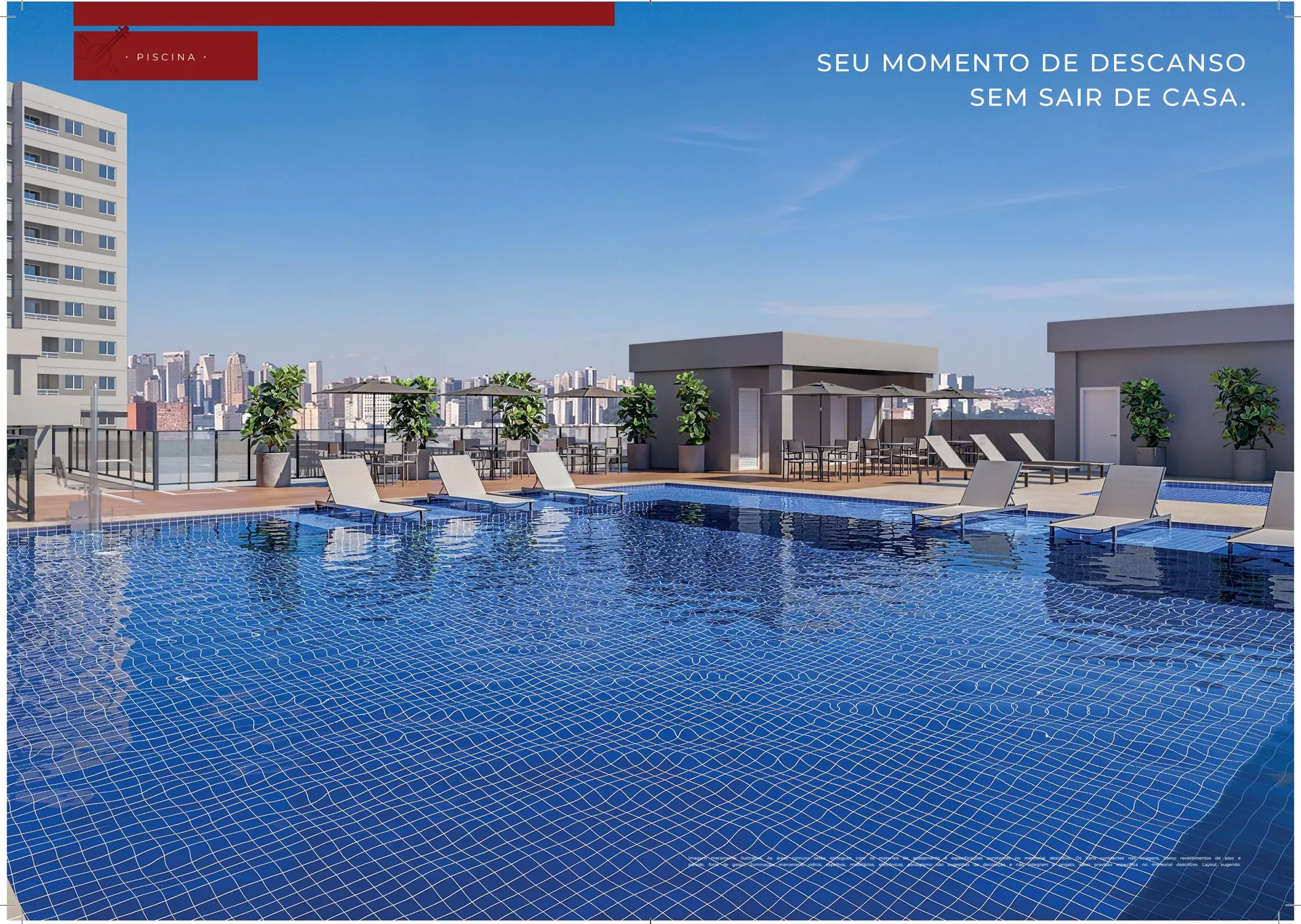Piscina do Sinfonia Emccamp em Santo Amaro