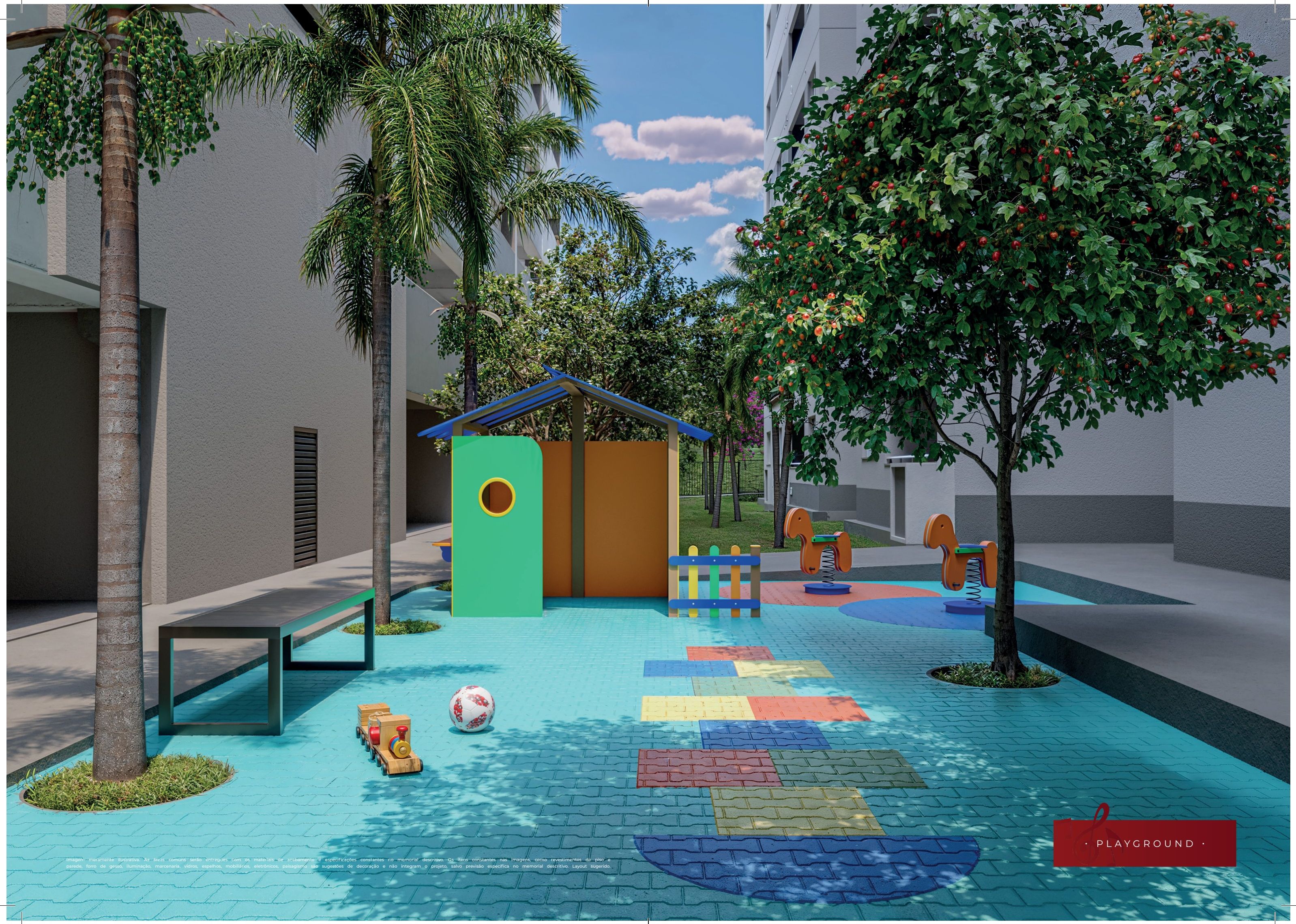 Playground do Sinfonia Emccamp em Santo Amaro